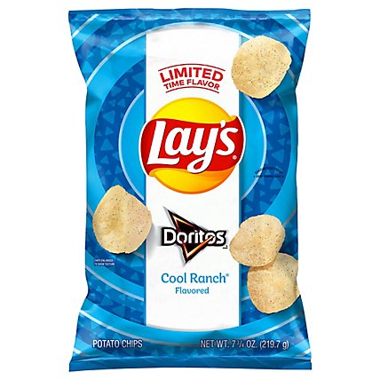 Lay's Potato Chips Doritos Crazy Cool Ranch Flavored - 7.75 OZ - Image 2