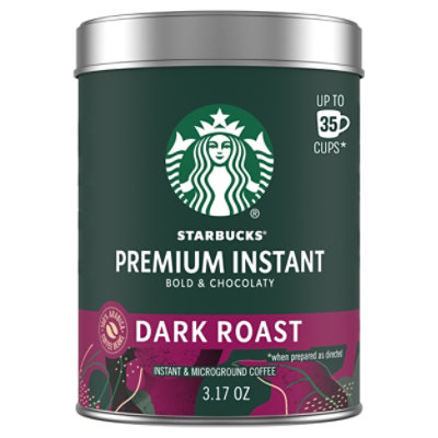 Starbucks Dark Premium Instant Coffee - 3.175 OZ - Image 2