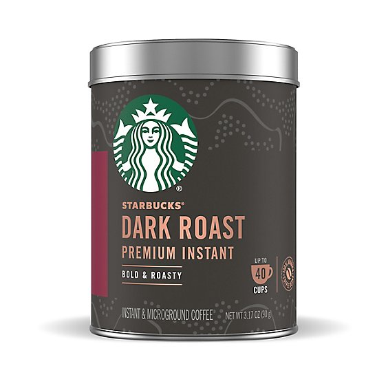 Starbucks Dark Premium Instant Coffee - 3.175 OZ