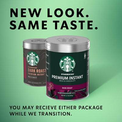 Starbucks Dark Premium Instant Coffee - 3.175 OZ - Image 4