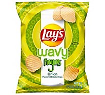 Lays Wavy Funyuns Potato Chips Onion Flavor - 2.625 OZ