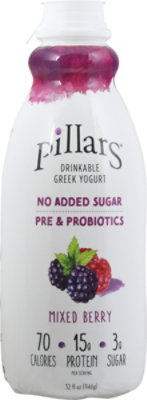 Pillars Drinkable Yogurt Mixed Berry - 32 FZ - Image 2