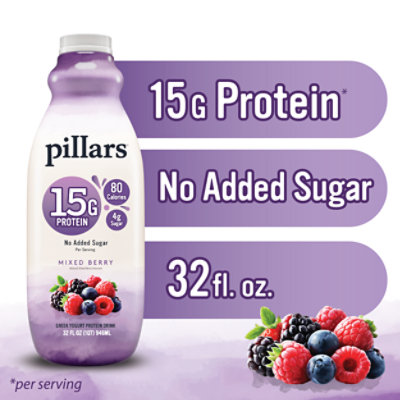 Pillars Drinkable Yogurt Mixed Berry - 32 FZ - Image 2