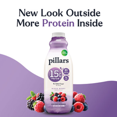 Pillars Drinkable Yogurt Mixed Berry - 32 FZ - Image 2
