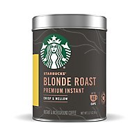 Starbucks Blonde Instant Premium Coffee - 3.175 OZ - Image 1
