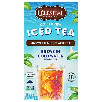 Celestial Seasonings Cold Brew Tea Unswt - 18 CT - Image 3