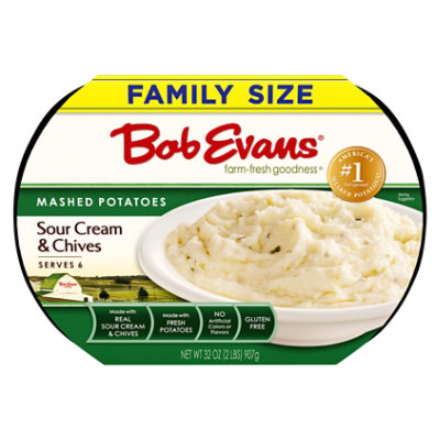 Bob Evans Sour Cream & Chives Mashed Potatoes Family Size - 32 Oz - Image 3