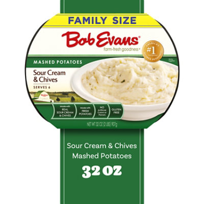 Bob Evans Sour Cream & Chives Mashed Potatoes Family Size - 32 Oz - Image 2