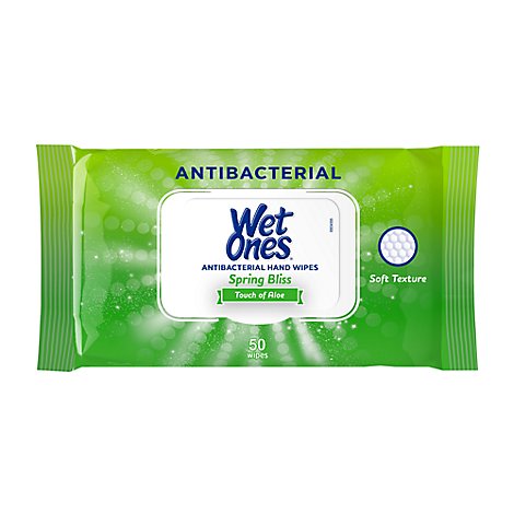 Wet Ones Spring Bliss Antibacterial Hand Wipes - 50 Count