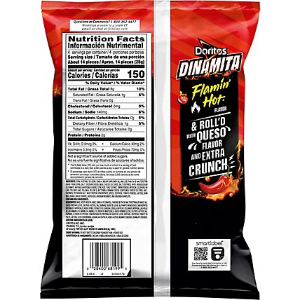 Doritos Dinamita Flamin Hot Queso - 4 OZ - Image 5