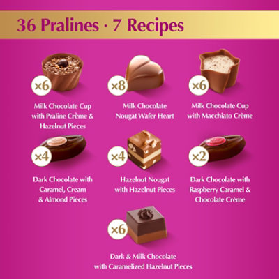 Lindt Mini Pralines Assorted Chocolate Candy Gift Box - 6.2 Oz - Image 3