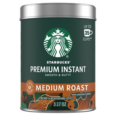 Starbucks Medium Premium Instant Coffee - 3.175 OZ - Image 2