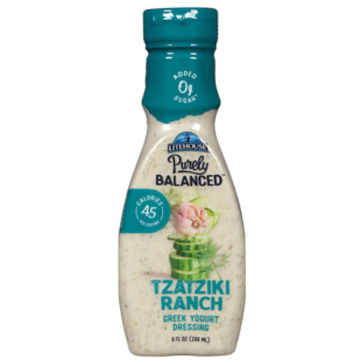 Litehouse Purely Balanced Tzatziki Ranch Dressing - 9 FZ - Image 2