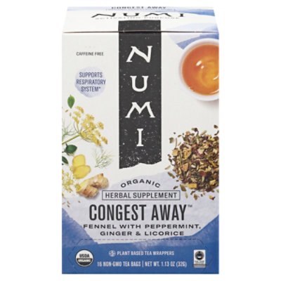 Numi Organic Congest Away Plant Based Tea Wrappers - 16 Count - Image 3