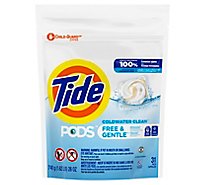Tide PODS and Gentle Liquid Laundry Detergent Soap Pacs HE Compatible - 31 Count