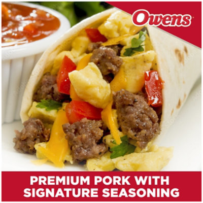 Owens Roll Sausage Hot - 32 OZ - Image 4