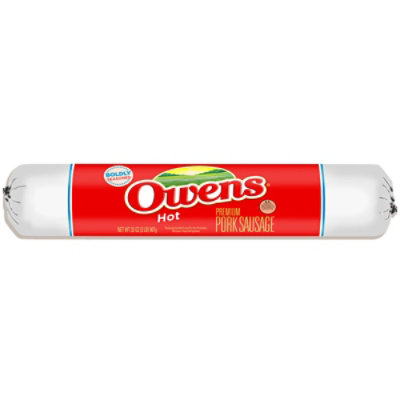 Owens Roll Sausage Hot - 32 OZ - Image 2