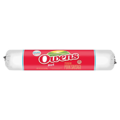 Owens Roll Sausage Hot - 32 OZ - Image 1