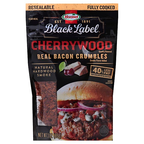 Hormel Black Label Cherrywood Real Bacon Crumbles - 3 OZ
