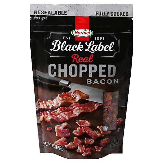 Hormel Black Label Chopped Bacon - 3.5 OZ
