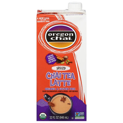 Oregon Chai Organic & Gluten Free Spiced Chai Tea Latte - 32 Oz - Image 1