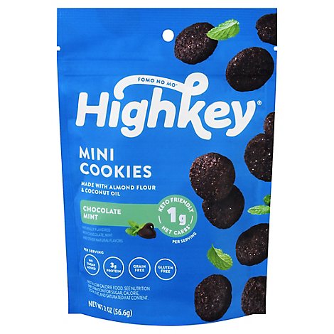 High Key Snacks Cookies Chocolate Mint - 2 OZ
