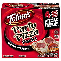 Totino's Classic Pepperoni Party Pizza 4 Pack - 39.2 OZ - Image 1