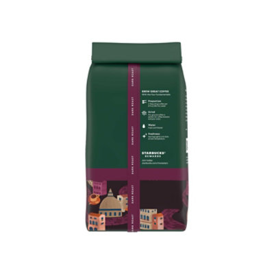 Starbucks Italian Roast 100% Arabica Dark Roast Ground Coffee Bag - 18 Oz - Image 7