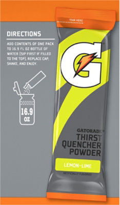 Gatorade Lemon Lime Powder Drink Mix - 12 OZ - Image 6