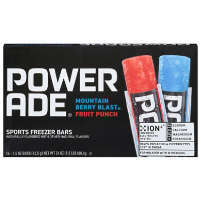 Powerade Sports Mountain Berry Fruit Punch Freezer Bars - 24 Oz - Image 3