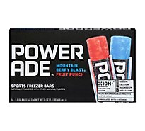 Powerade Sports Freezer Bars Mountain Berry Fruit Punch - 24 Oz