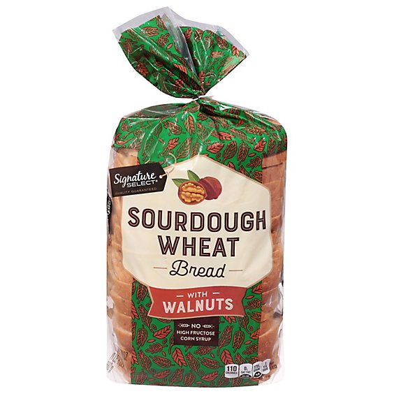 Signature Select Wheat Sourdough Bread With Walnuts - 24 OZ
