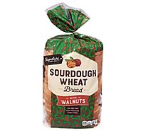 Signature Select Wheat Sourdough Bread With Walnuts - 24 OZ