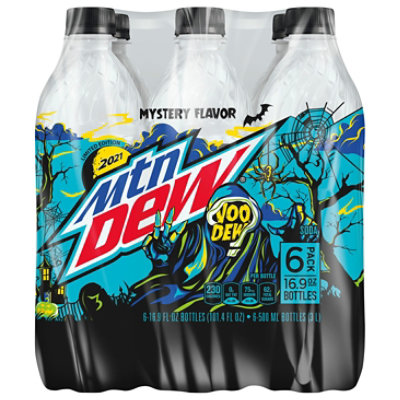 Mtn Dew Voo Dew Soda Mystery Flavor Bottle - 6-16.9 OZ