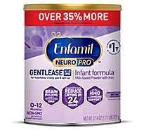 Enfamil Gentlease Neuropro Baby Formula Powder Value Can - 27.4 OZ