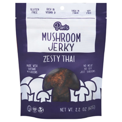 Pan's Mushroom Jerky - Zesty Thai - 2.2 OZ - Image 3