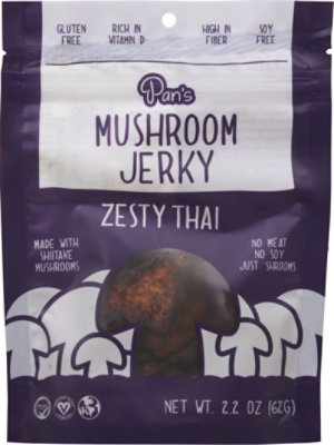 Pan's Mushroom Jerky - Zesty Thai - 2.2 OZ - Image 2