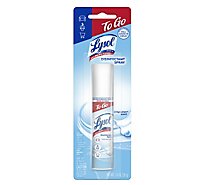 Lysol To Go Crisp Linen Disinfectant Spray - 1 Oz