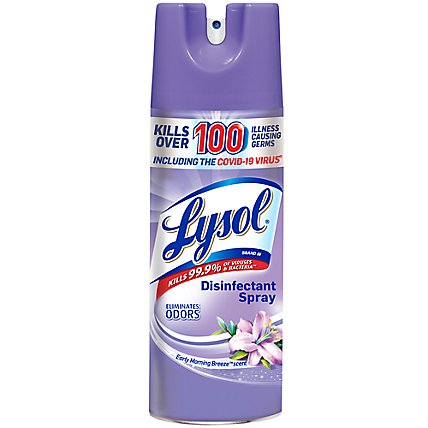 Lysol Early Morning Breeze Disinfectant Spray - 12.5 Fl. Oz. - Image 1