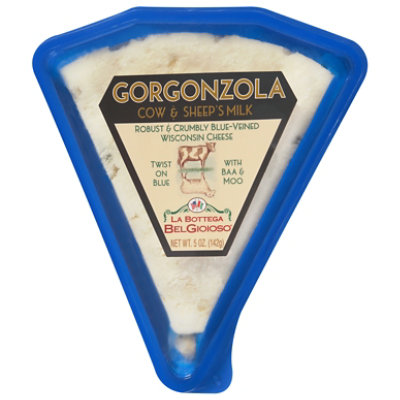 La Bottega Belgioioso Gorgonzola Cow & Sheeps Milk Cheese Wedge - 5 Oz - Image 3