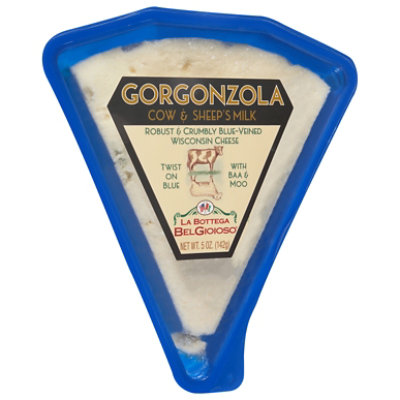 La Bottega Belgioioso Gorgonzola Cow & Sheeps Milk Cheese Wedge - 5 Oz - Image 2