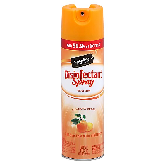 Signature Select Disinfectant Spray Citrus - 19 OZ