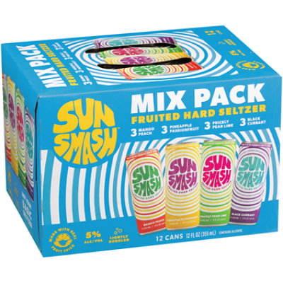 SUNSMASH Fruited Hard Seltzer Variety Pack In Cans - 12-12 Fl. Oz. - Image 1