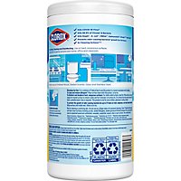 Clorox Crisp Lemon Bleach Free Disinfecting Cleaning Wipes - 75 Count - Image 5