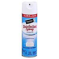 Signature Select Disinfectant Spray Fresh Linen - 19 OZ - Image 1