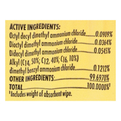 Signature SELECT Fresh Lemon Disinfectant Wipes - 150 Count - Image 3
