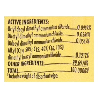 Signature SELECT Fresh Lemon Disinfectant Wipes - 150 Count - Image 4