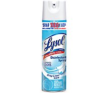 Lysol Crisp Linen Scent Disinfectant Spray - 19 OZ