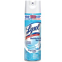 Lysol Crisp Linen Disinfectant Spray - 19 Oz - Image 1