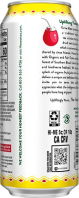 Honest Yerba Mate Strawberry Pomegranate Matcha Can - 15.5 FZ - Image 6